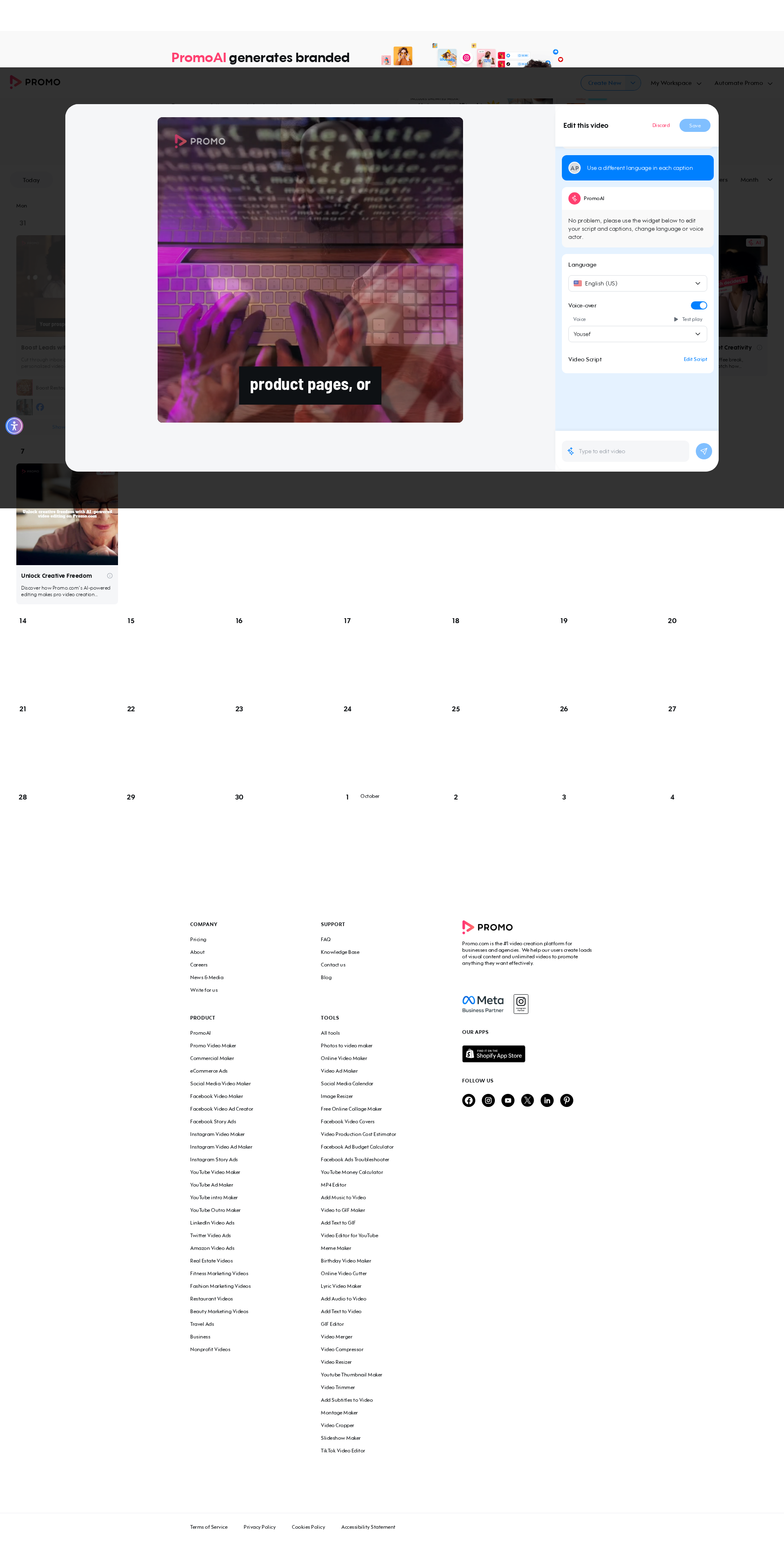 Test failure screenshot